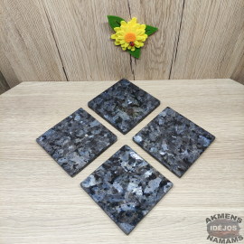 Akmeniniai padėkliukai. Pilkas granitas. 4 vnt.