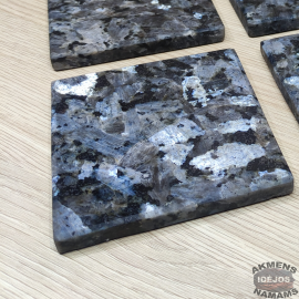 Akmeniniai padėkliukai. Pilkas granitas. 4 vnt.