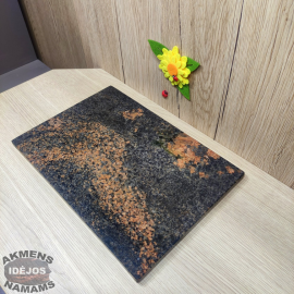 Akmeninė pjaustymo lentutė. Rudas granitas