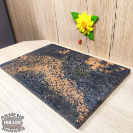 Akmeninė pjaustymo lentutė. Rudas granitas