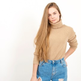 Merino vilnos megztukas golfas