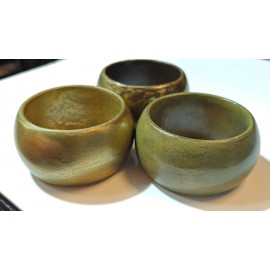 Žalvario apyrankė su juoda patina