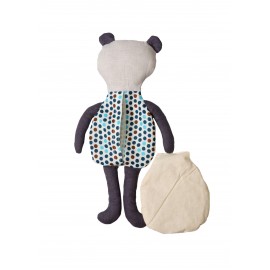 Žaislas šildyklė su vyšnių kauliukais "MEŠKUTIS"