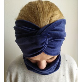 Stilinga moteriška galvajuostė mėlyna