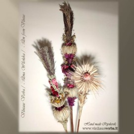 Verba - Kaziuko (bordo, rausva) Verba - Kaziuko (bordo, rausva)