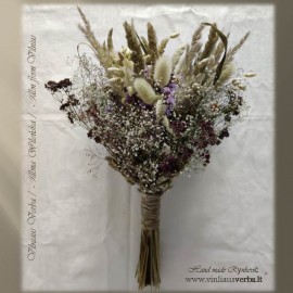 Džiovintų augalų kompozicija (violetinė-1)