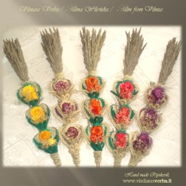 Mažos verbos - Valentino širdelė (geltona-rausva)