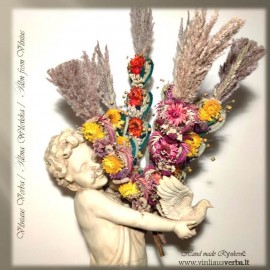 Mažos verbos - Valentino širdelė (geltona-rausva)