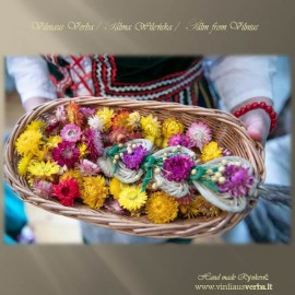 Mažos verbos - Valentino širdelė (geltona-rausva)