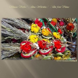 Mažos verbos - Valentino širdelė (tamsiai-rausva)