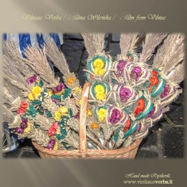 Mažos verbos - Valentino širdelė (geltona-rausva)