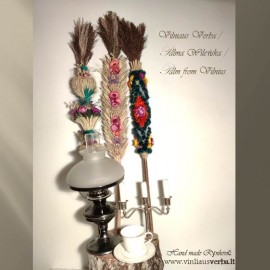 Verba - Paukščio plunksnas (plokščioji-rausva, tamsiai rausva)