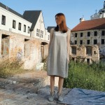 lininė suknelė „butė“ lininė suknelė „butė“