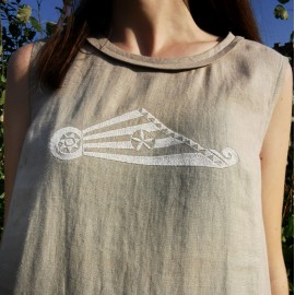 lininė suknelė „butė“ lininė suknelė „butė“