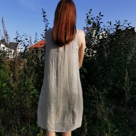 lininė suknelė „butė“ lininė suknelė „butė“