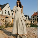 lininė suknelė „vaisgamta“ lininė suknelė „vaisgamta“