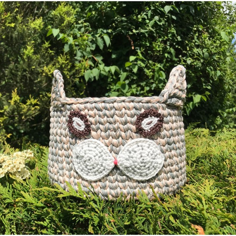 Nertas krepšelis "Katinas"