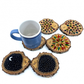 Beržiniai padėkliukai Ežiukai, 2vnt.