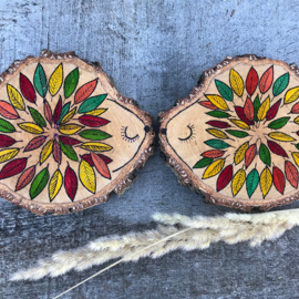 Beržiniai padėkliukai Ežiukai, 2vnt.