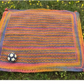Kilimas megztas iš virvelių "Spalvos"