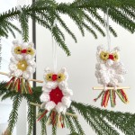 Pakabinami pelėdžiukai "Geltona žalia raudona"