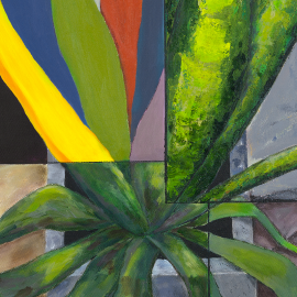 Autorinio paveikslo "Viena Agava, keturi skirtumai" printas