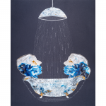 Autorinio paveikslo "Susisiekiantys indai" printas