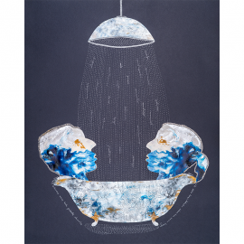 Autorinio paveikslo "Susisiekiantys indai" printas