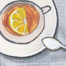 Autorinio paveikslo "Šachas per pusryčius" printas Autorinio paveikslo "Šachas per pusryčius" printas