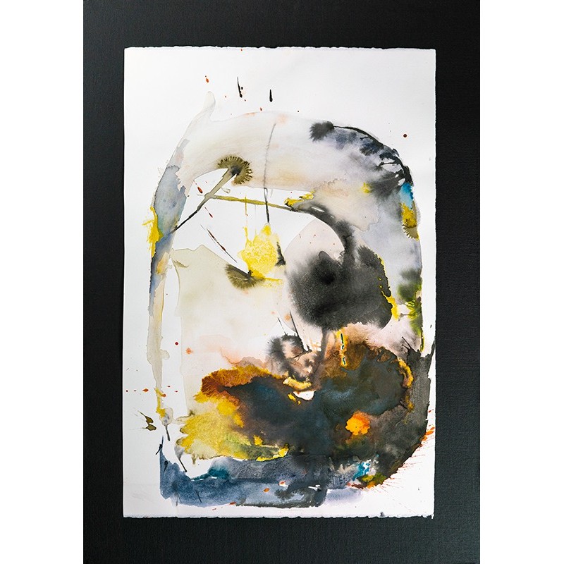 Autorinis paveikslas Akvarelės abstrakcija 