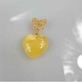 Gintarinė širdelė, širdelė iš gintaro, pakabukas iš gintaro, kaklo papuošalas Gintarinė širdelė, širdelė iš gintaro, pakabukas iš gintaro, kaklo papuošalas