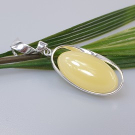 Balto gintaro pakabukas. Sidabrinis pakabukas, Dovana mamai, 