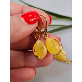 Dovana jai Kalėdinė dovana jai Gintarinis papuošalų rinkinys Rankų darbo papuošalas 