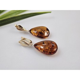 Gintariniai auskarai. Dovana Jai. Dovana mamai. dovanų rinkinys