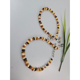 Gintariniai karoliai šunims antkaklis gyvūnams su gintaru