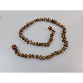 žalio gintaro karoliai vaikams 