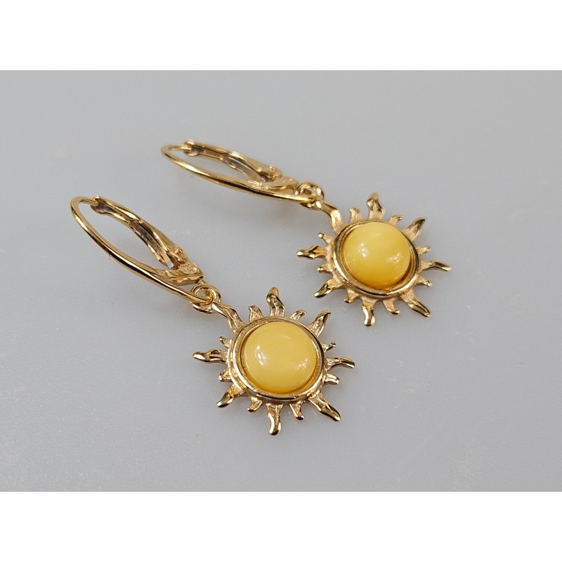 Baltos gintaro auskarai Kalėdinė ar gimtadienio dovana Baltos gintaro auskarai Kalėdinė ar gimtadienio dovana