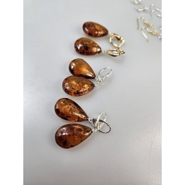 Gintariniai auskarai. Dovana Jai. Dovana mamai. dovanų rinkinys