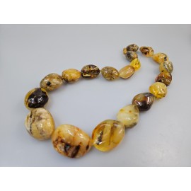 Gydomieji gintariniai karoliai. Natūralus gintaras. Karoliai skydliaukės gydymui