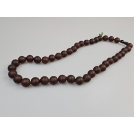 Apvalūs rudo gintaro karoliai Jam Vyriški gintariniai karoliai Ginatariniai karoliai vyrams