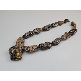 Amber necklace Gintariniai karoliai gydomasis gintaras žalio gintaro karoliai