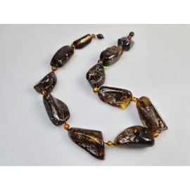 Amber necklace Masyvūs gintariniai karoliai Raw Amber necklace Amber necklace Masyvūs gintariniai karoliai Raw Amber necklace