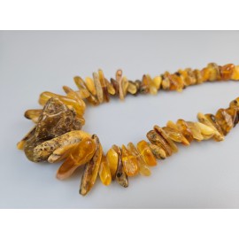 Gydomieji gintariniai karoliai. Natūralus gintaras. Karoliai skydliaukės gydymui
