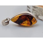 Sidabro juvelyrika gintarinis pakabukas dovana mamai žmonai Kalėdos