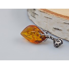 Gintaras pakabukas sidabbrinis gintarinis pakabukas dovana mamai žmonai Jai