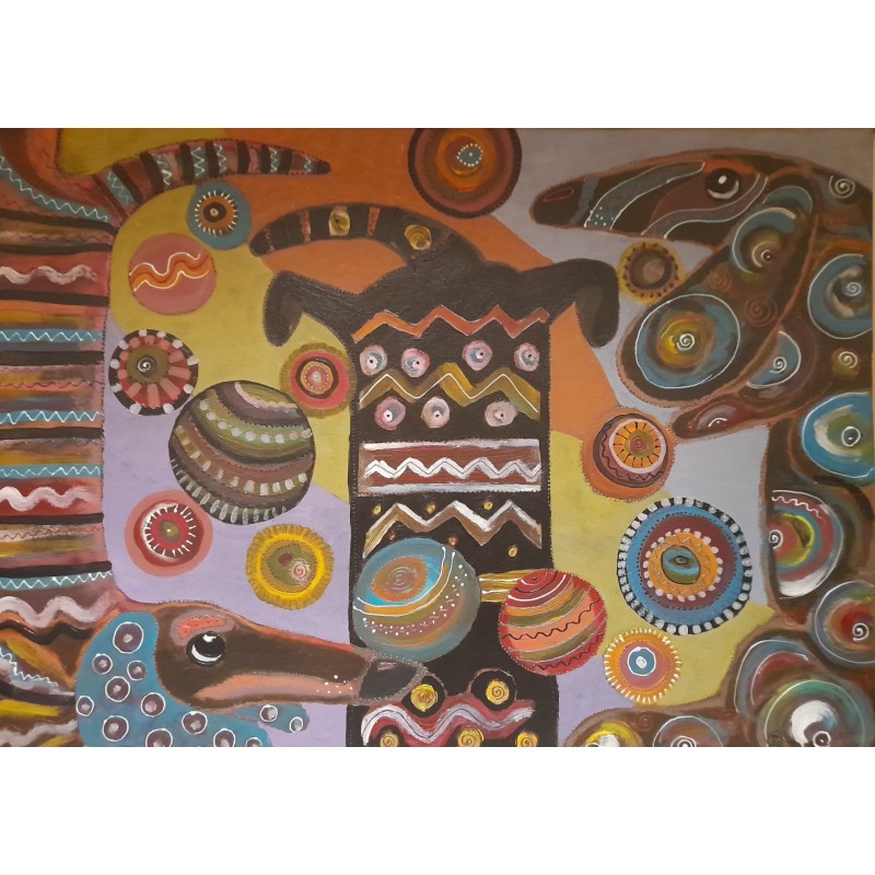 Paveikslas. Žaismingi taksai