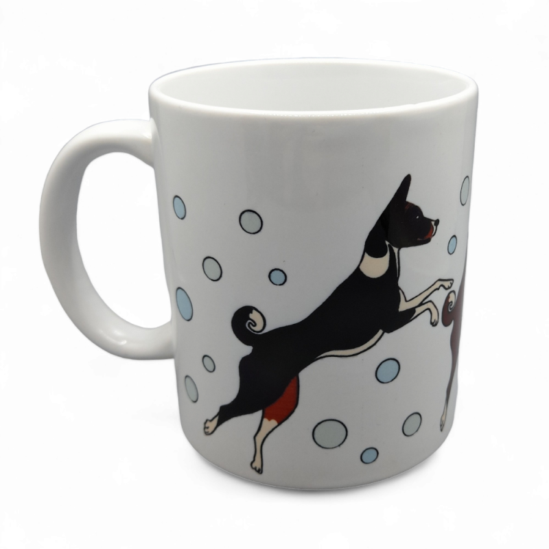 Dekoruotas puodelis 330 ml. Basendžiai