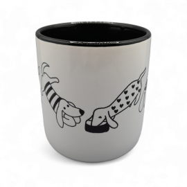 Dekoruotas puodelis Taksai. 290 ml. 