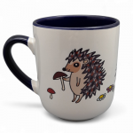 Dekoruotas puodelis 290 ml. Ežiukai