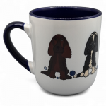 Dekoruotas puodelis 290 ml. Anglų kokerspanieliai